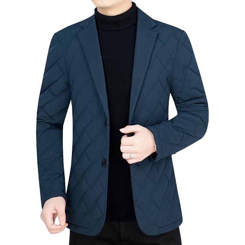 Herren gesteppter Business-Blazer mit leichter Thermo-Isolierung Drune