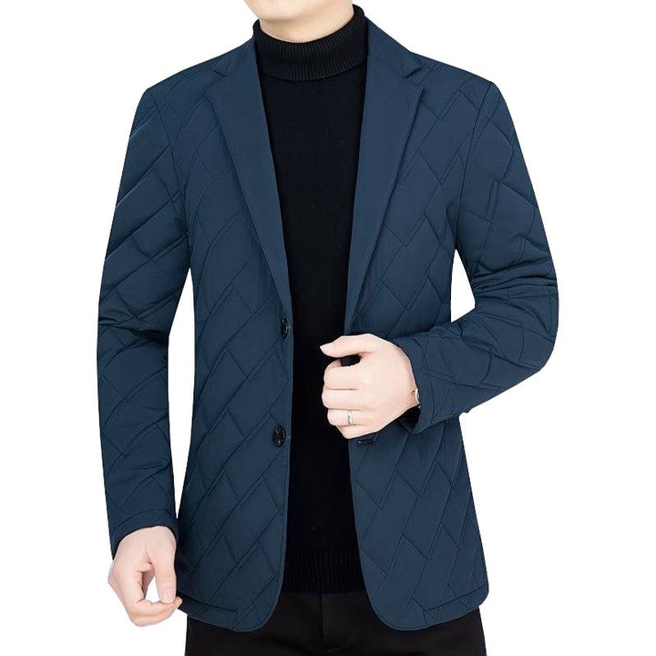 Herren gesteppter Business-Blazer mit leichter Thermo-Isolierung Drune