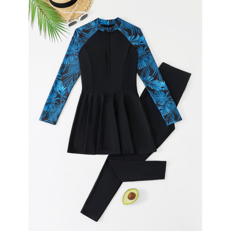 Damen Schwimmuniform mit langen Ärmeln Drune