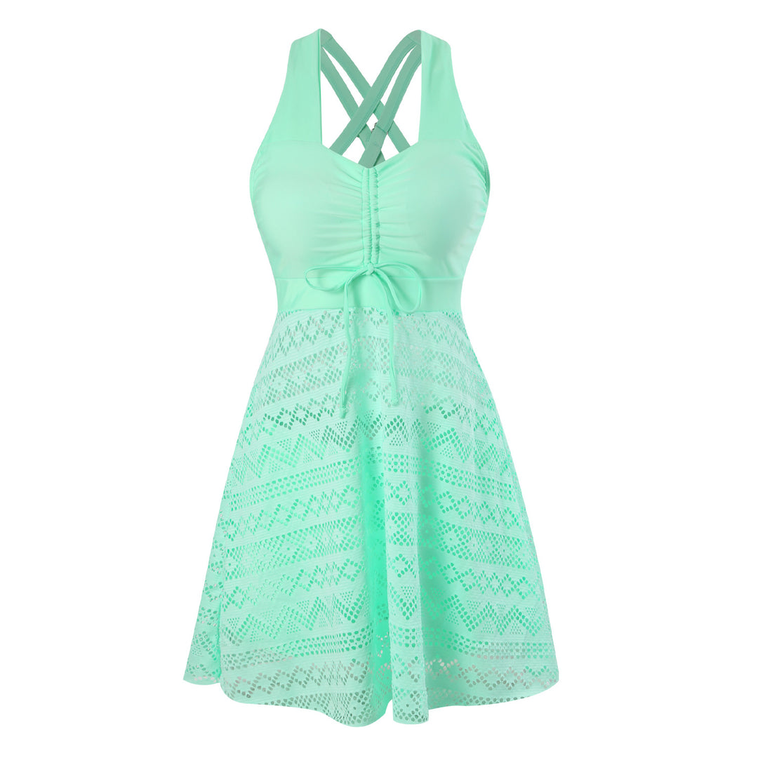 Damen Sportliches Sommerkleid mit raffinierten Trägern Drune