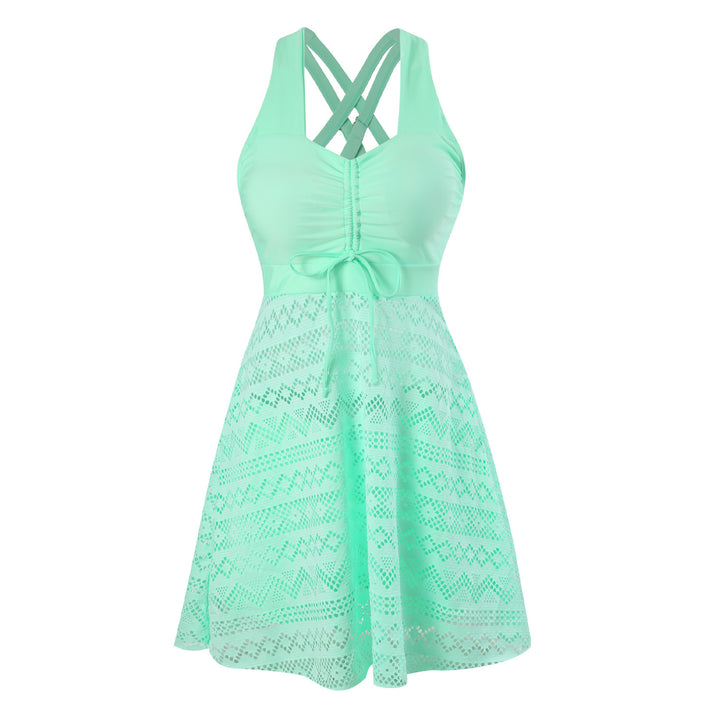 Damen Sportliches Sommerkleid mit raffinierten Trägern Drune