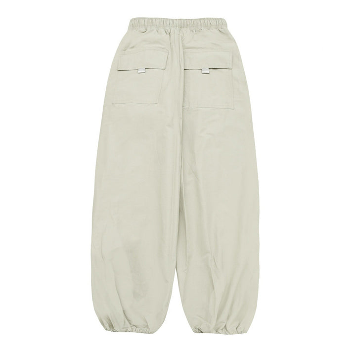 Unisex Ballonhose mit Tunnelzug, elastischen Bündchen und relaxter Weite Drune