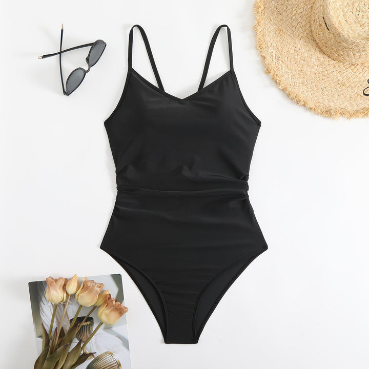 Damen eleganter Badeanzug mit verstellbaren Trägern Drune