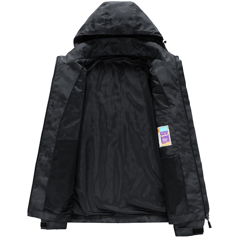 Herren Funktionale Regenjacke Drune
