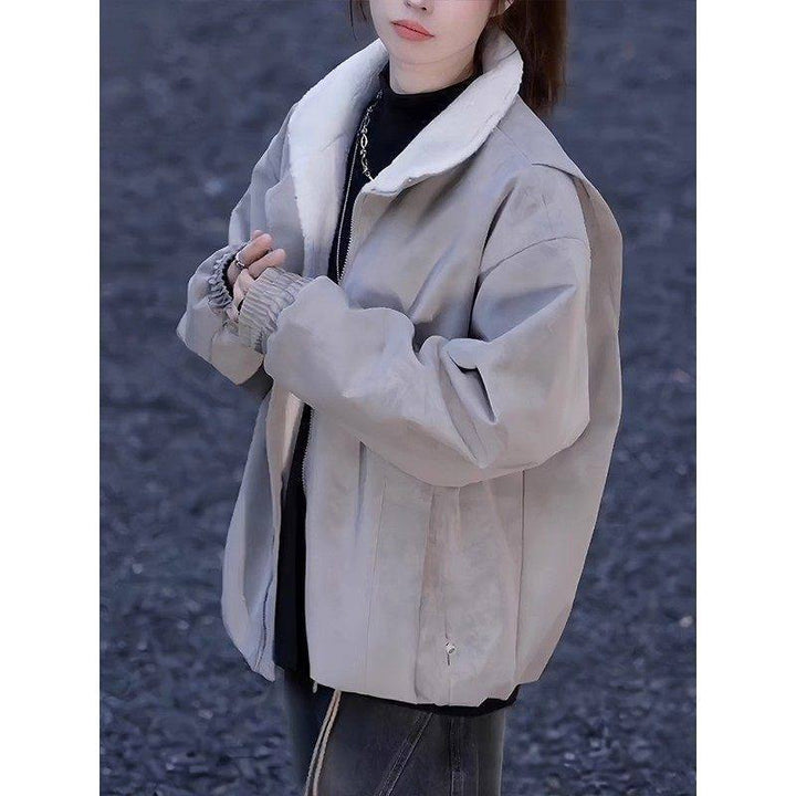 Damen Oversized Steppjacke Drune