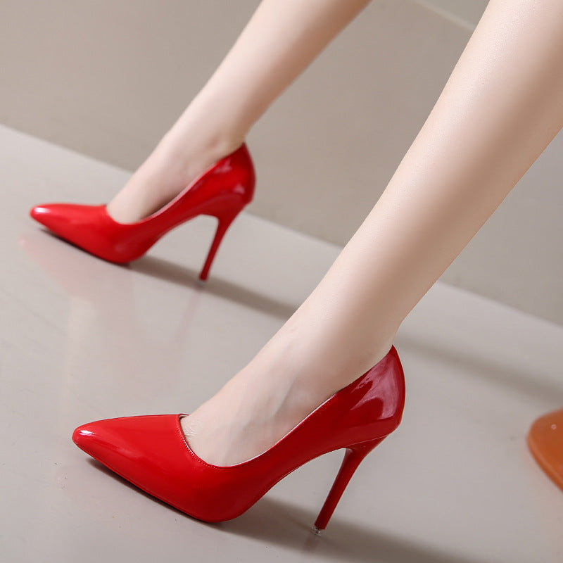 Damen elegante Stiletto-Pumps mit modischer Spitzenform Drune