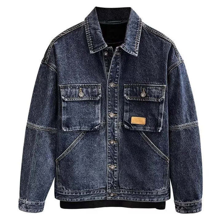 Herren Denim Jacke mit praktischen Taschen Drune