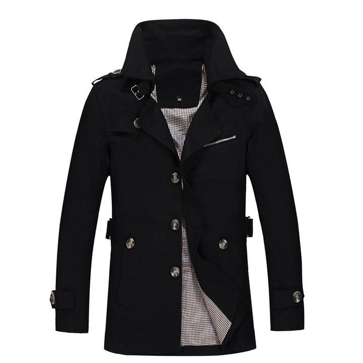 Herren Elegante Übergangsjacke mit praktischem Stehkragen Drune