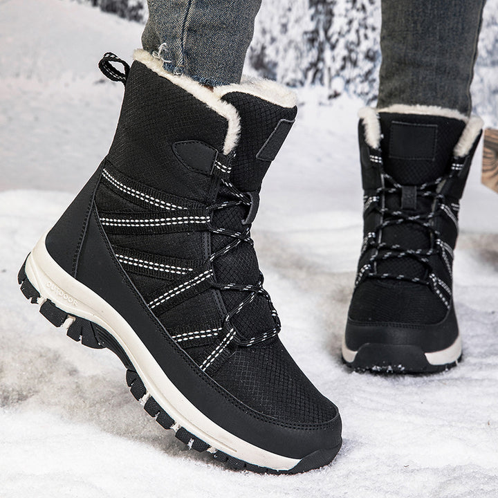 Damen Winterboots mit isolierendem Futter und rutschfester Sohle Drune