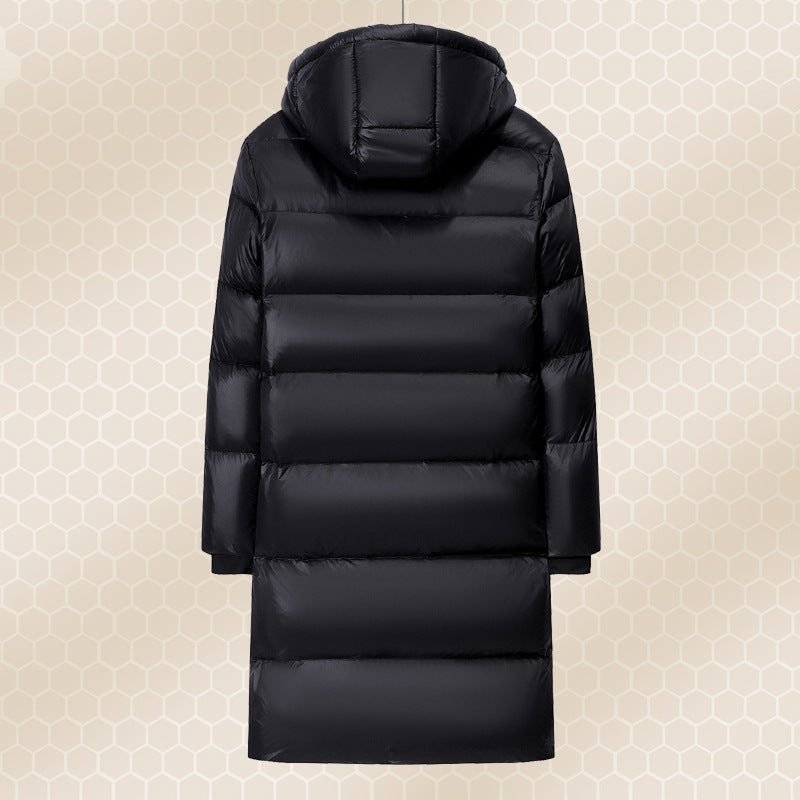 Damen Lange Daunenjacke Drune