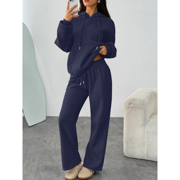 Damen Bequemer Oversized Jogginganzug Drune