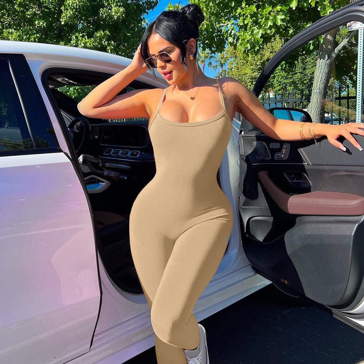 Damen Figurbetontes Jumpsuit Drune
