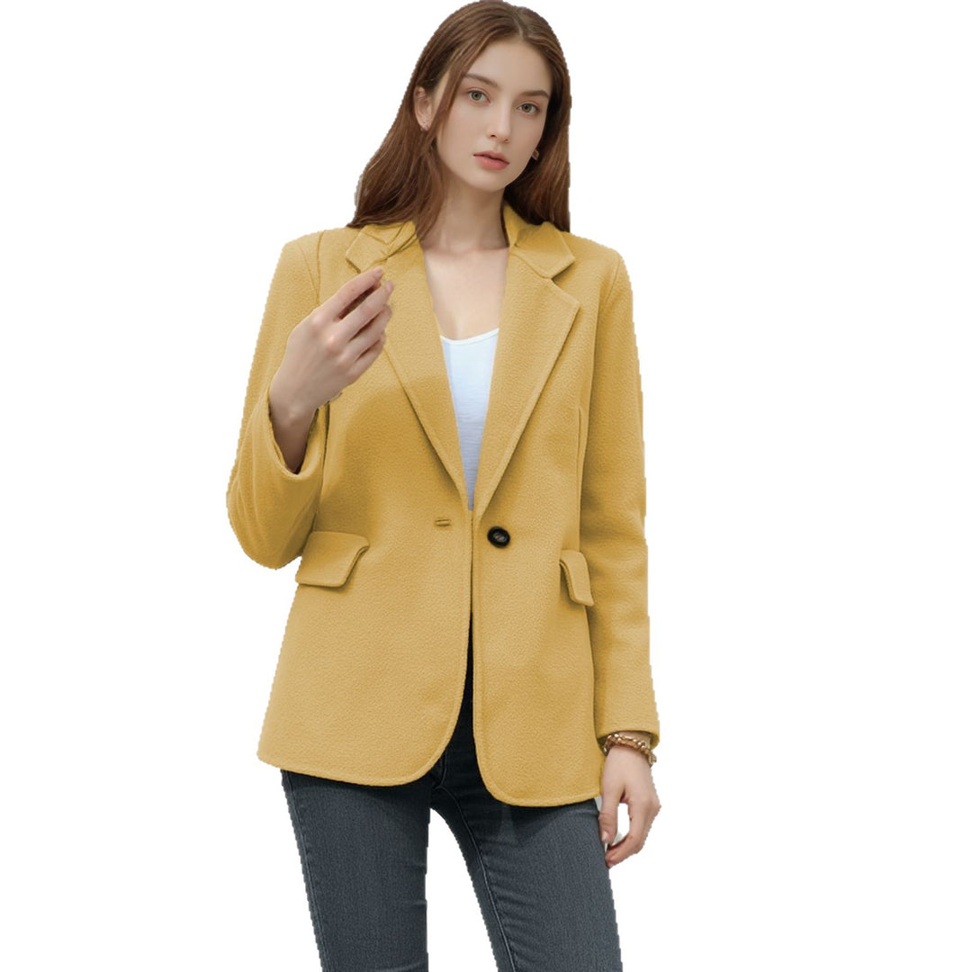 Damen eleganter Softblazer mit taillierter Passform Drune
