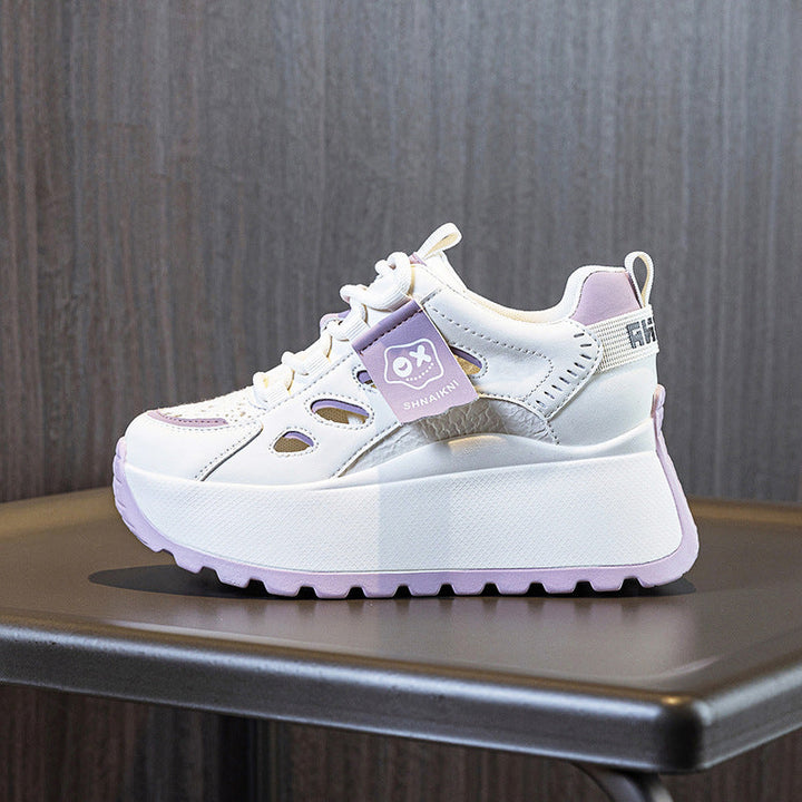 Damen Chunky Sneakers mit atmungsaktiver Mesh-Oberfläche und innovativer Dämpfung Drune