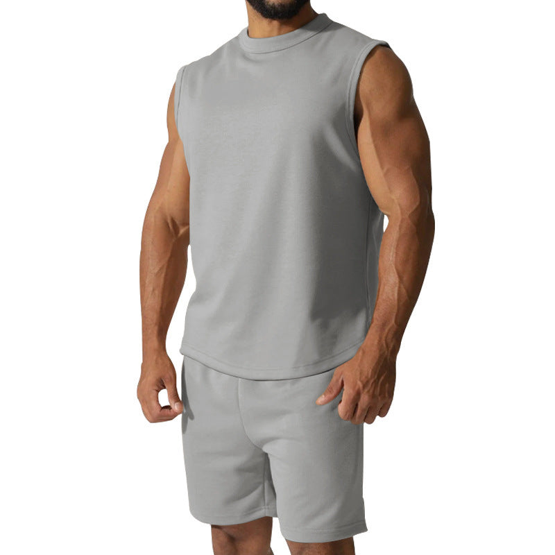 Herren sportliches Kurzarm-Set aus atmungsaktivem Material Drune