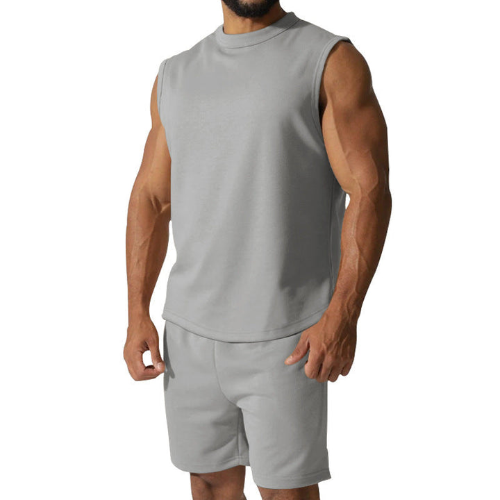Herren sportliches Kurzarm-Set aus atmungsaktivem Material Drune