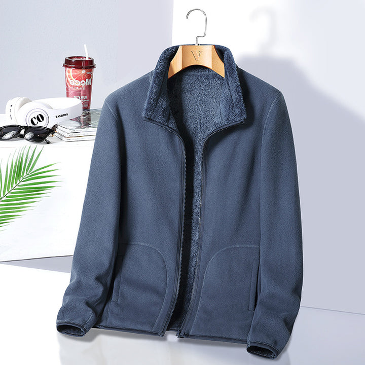 Damen Fleecejacke mit hohem Kragen Drune