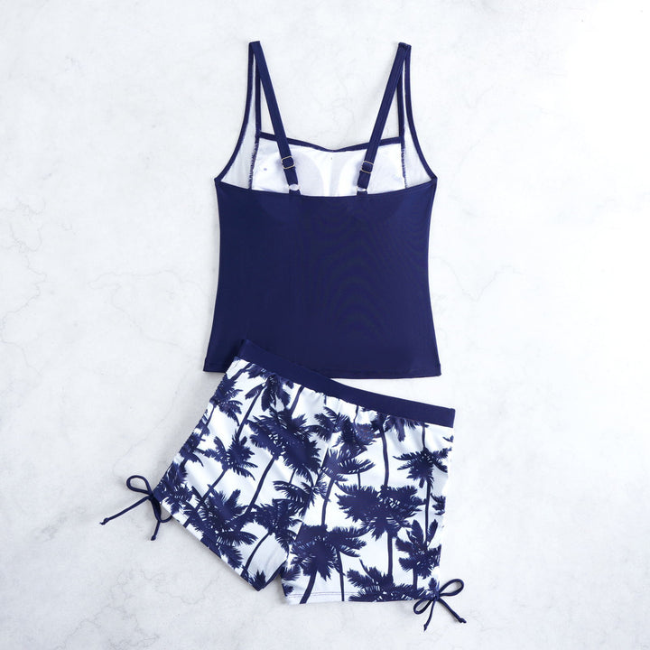 Damen Badeanzug mit trendiger Raffung und modischen Shorts Drune