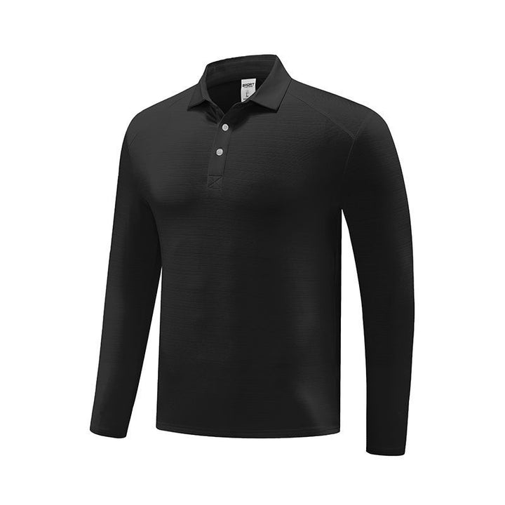 Herren Funktionspoloshirt mit langem Arm und atmungsaktiven Eigenschaften Drune