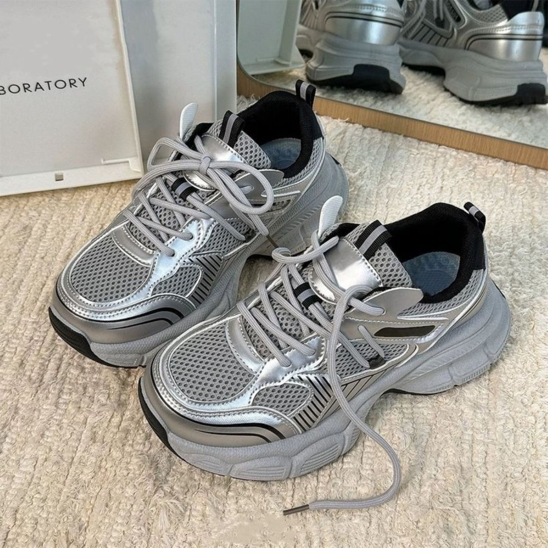 Damen Sportliche und komfortable Sneakers mit rutschfester Sohle Drune