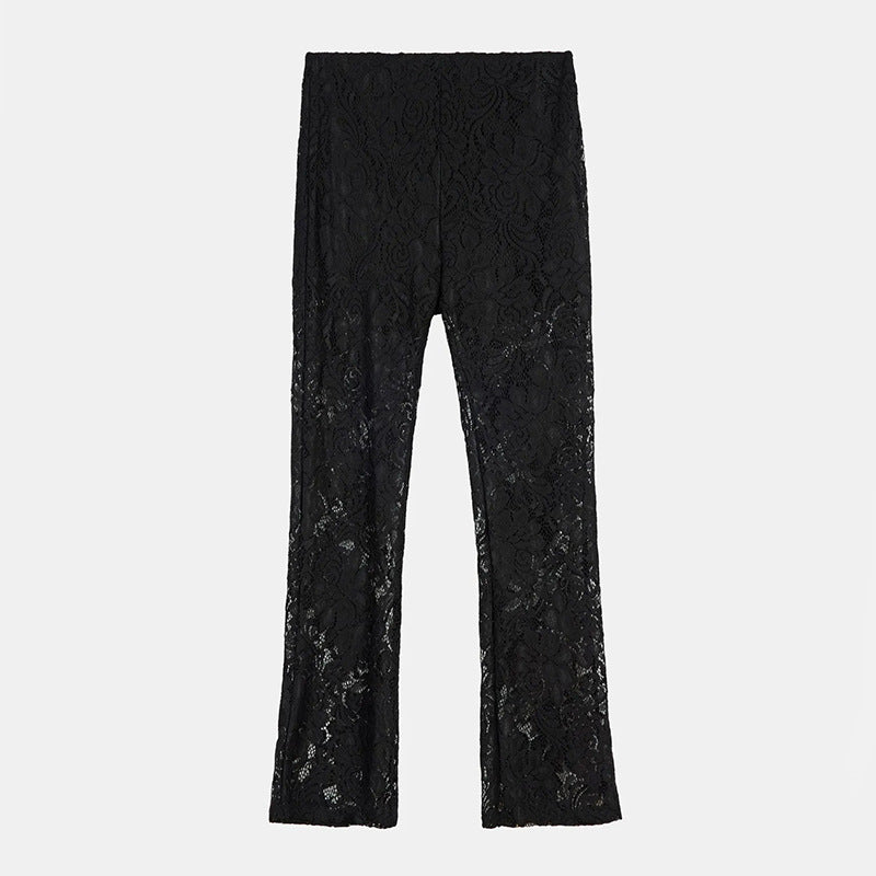 Damen Elegante Spitzenhose Drune