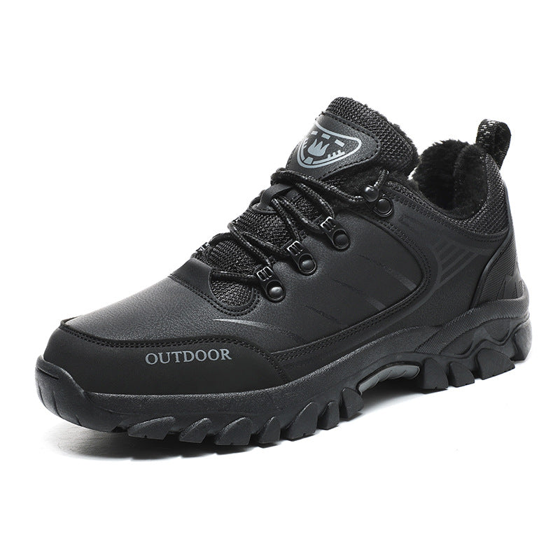 Herren Gefütterter Winter‑Trekking‑Halbschuh mit Thermofutter, wasserabweisender Membran und griffiger Offroad‑Profilsohle Drune