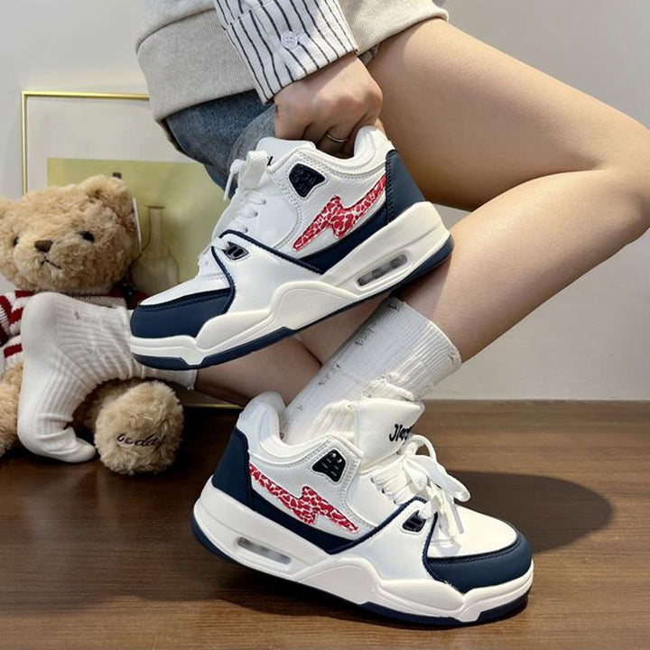 Damen Sportliche Freizeitsneaker mit luftiger Netzstruktur und hochdämpfender Innensohle Drune
