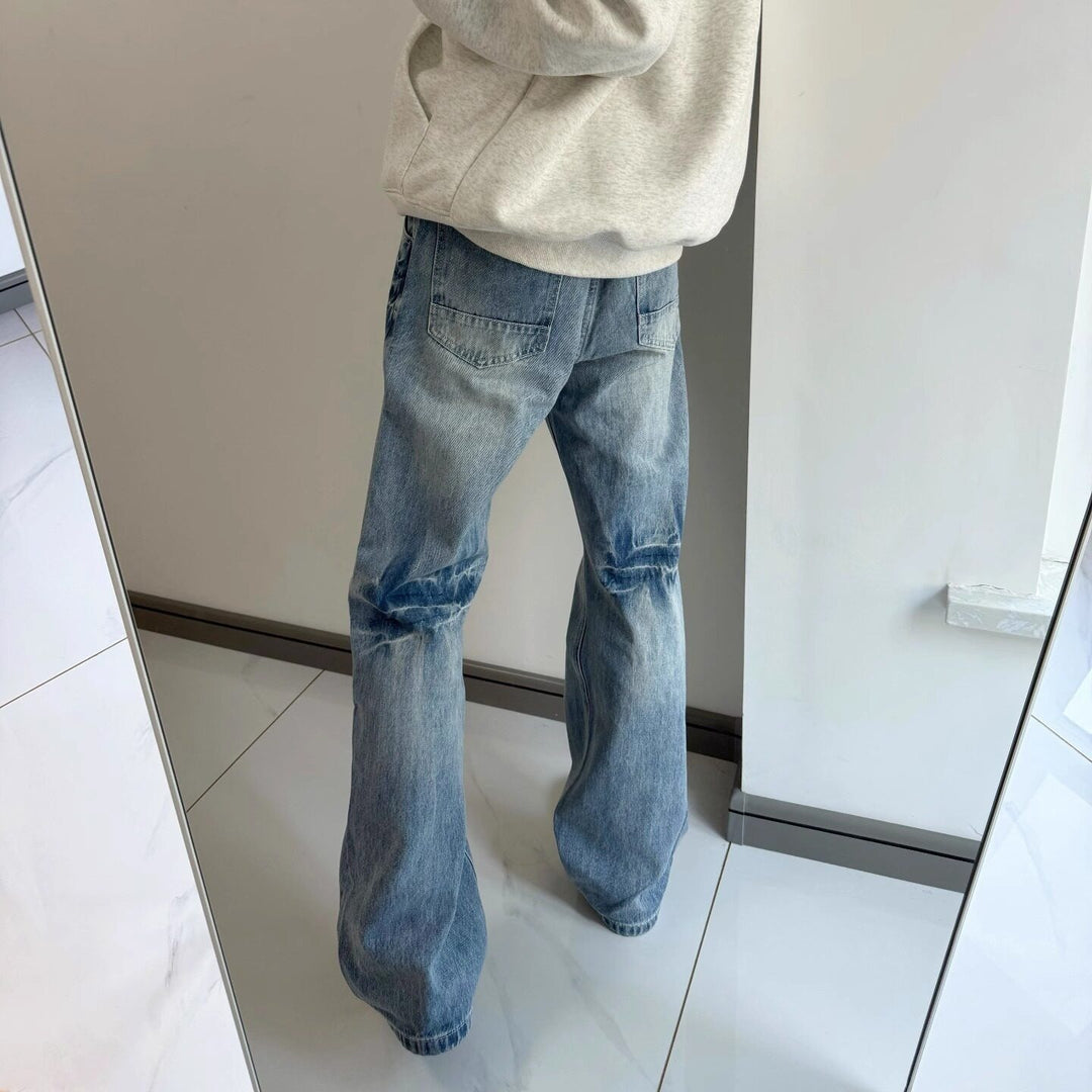 Damen Modische Weitgeschnittene Jeans Drune