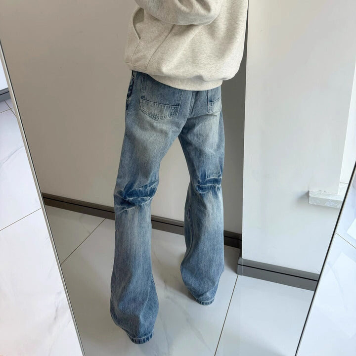 Damen Modische Weitgeschnittene Jeans Drune