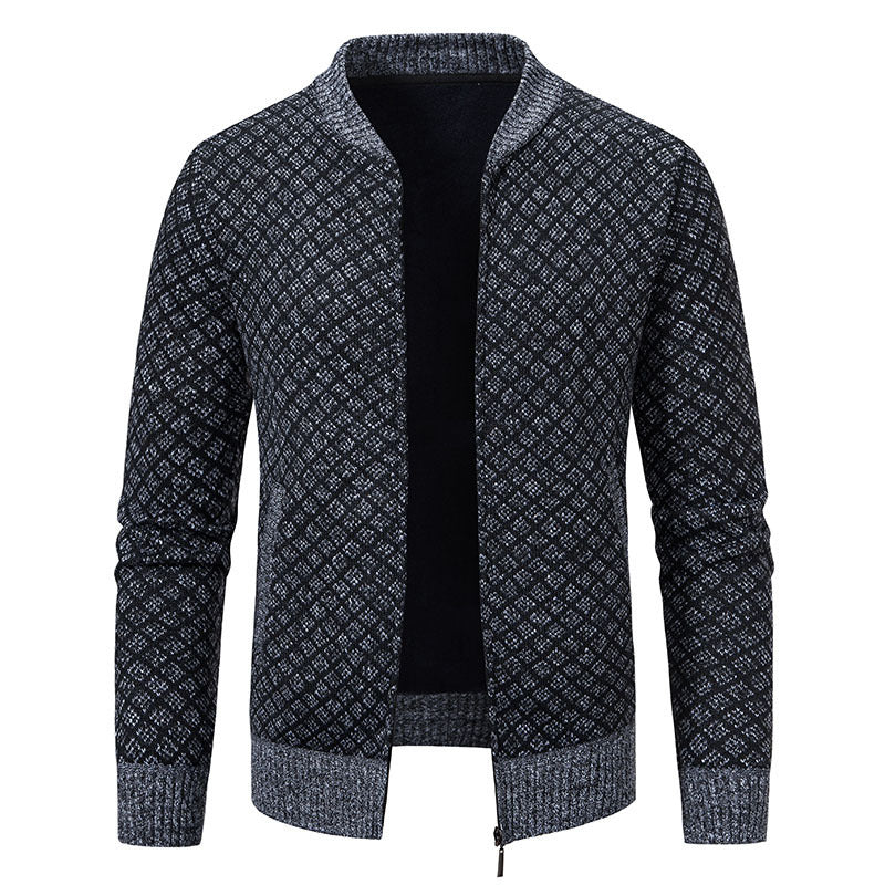 Herren modischer Strickblazer mit feinem Strukturmuster Drune