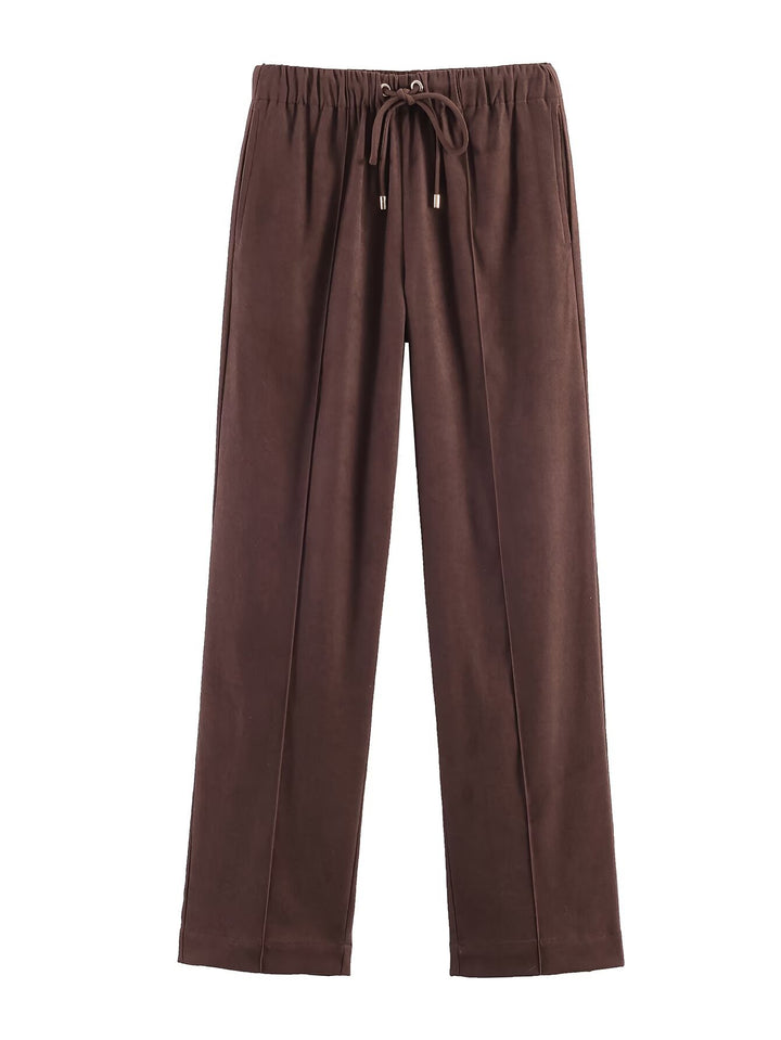 Damen Kurzblouson im Velours‑Look mit spitzem Hemdkragen und Gummizugsaum Drune