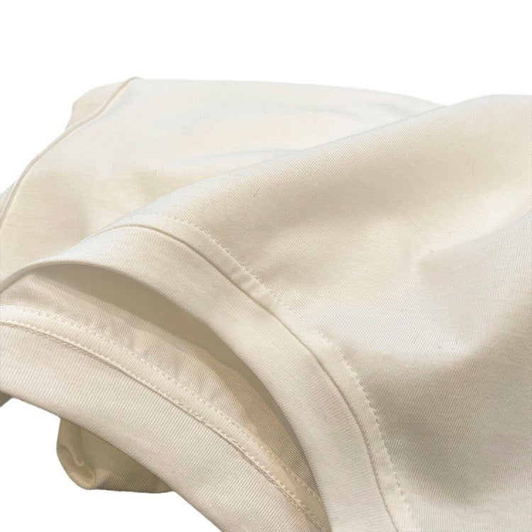 Damen Bequemes Langarmshirt aus hochwertiger Baumwolle Drune