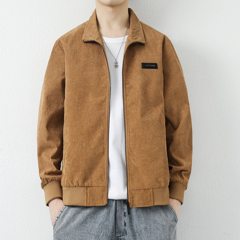 Herren Lässige Cordjacke Drune