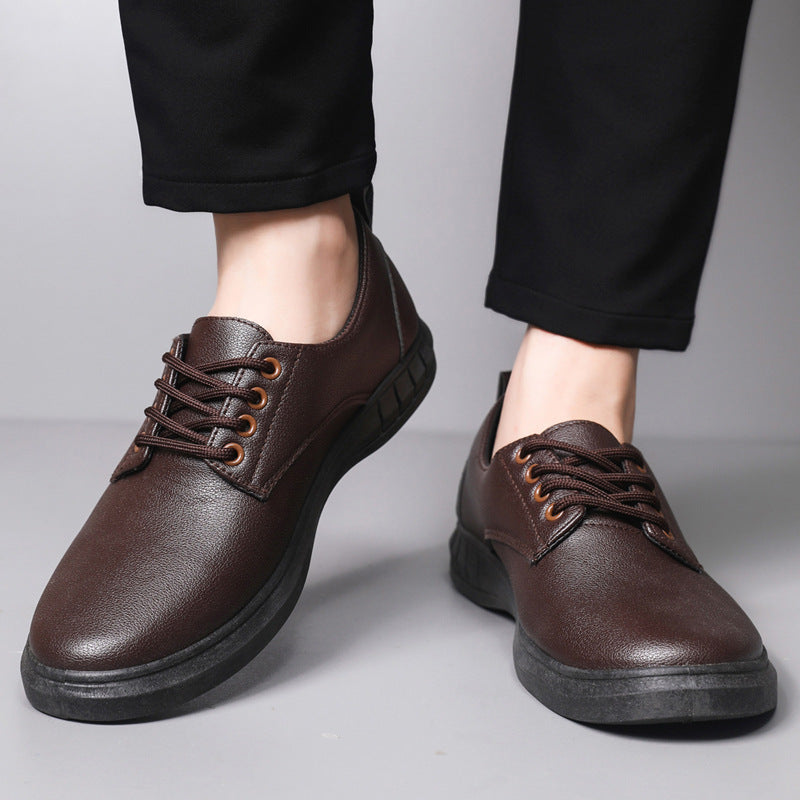 Herren Schnürschuhe mit rutschfester Sohle und ergonomischer Dämpfung Drune