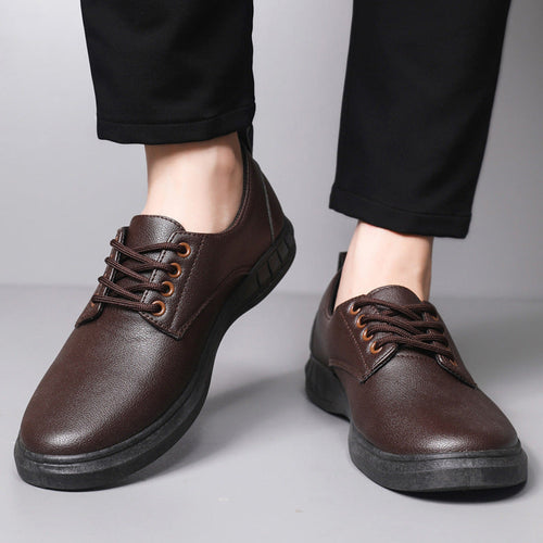 Herren Schnürschuhe mit rutschfester Sohle und ergonomischer Dämpfung Drune