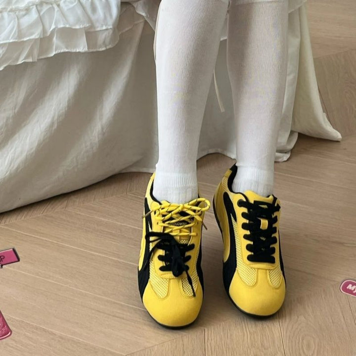 Damen Lauf-Sneaker mit atmungsaktiver Mesh-Oberfläche und griffiger Gummisohle Drune