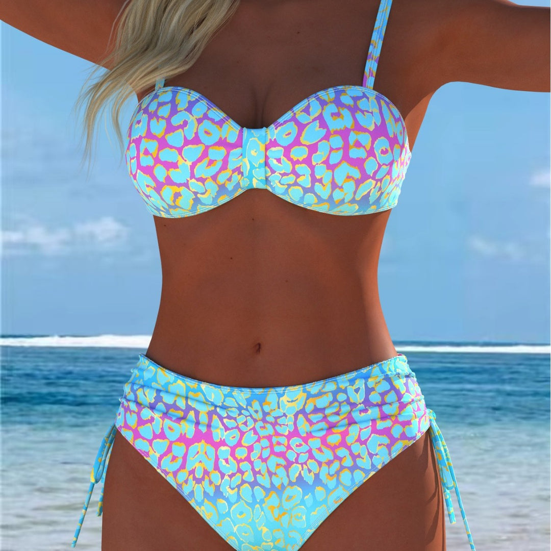 Damen Balconette-Bikini mit seitlichem Bindeband Drune