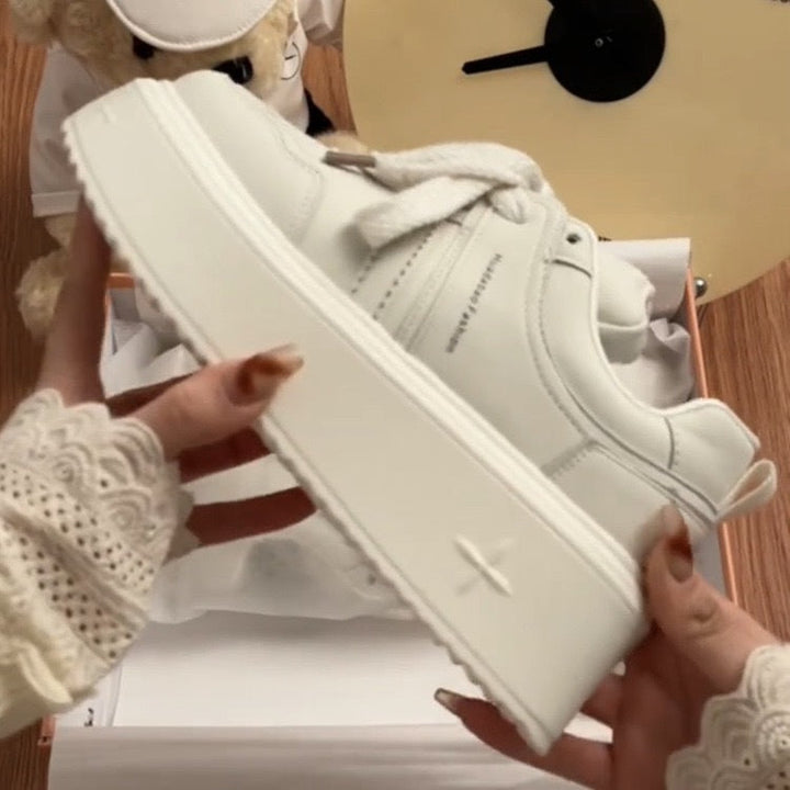 Damen Chunky Sneakers mit stabiler Plateau-Sohle und atmungsaktivem Obermaterial Drune