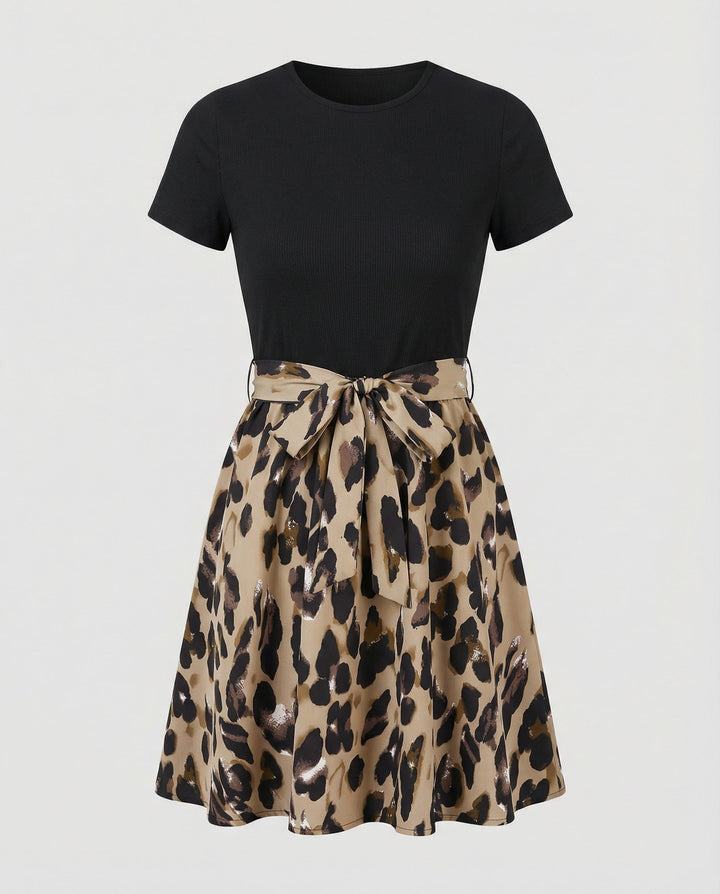 Damen Freizeitkleid im Zweiteiler Look