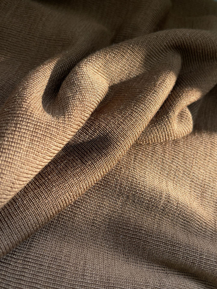 Damen weicher strukturierter Strickpullover Drune