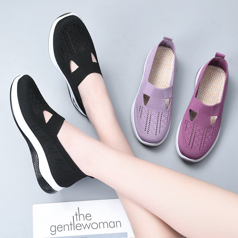 Damen Atmungsaktive Slip-On Sneakers mit elastischem Design Drune