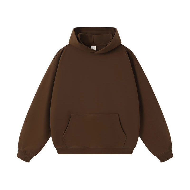 Unisex Oversize-Kapuzenpullover mit Kängurutasche und Raglanärmeln Drune