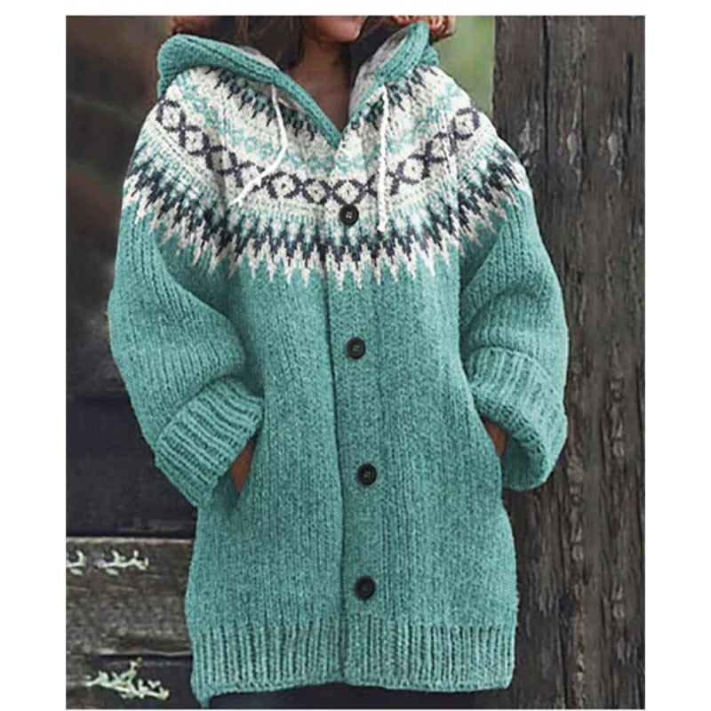 Drune | Streifenmuster-Cardigan