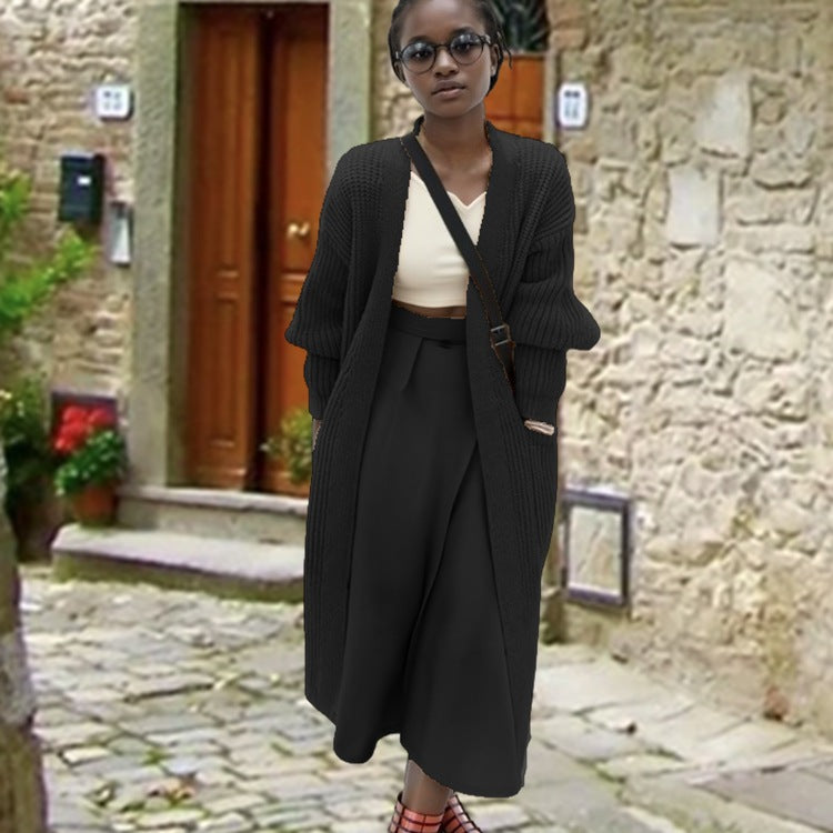 Damen Langstrickcardigan mit lässiger Silhouette und praktischen Taschen Drune