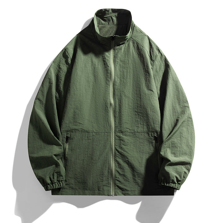 Herren Leichte Übergangsjacke mit hohem Kragen Drune 1787797801