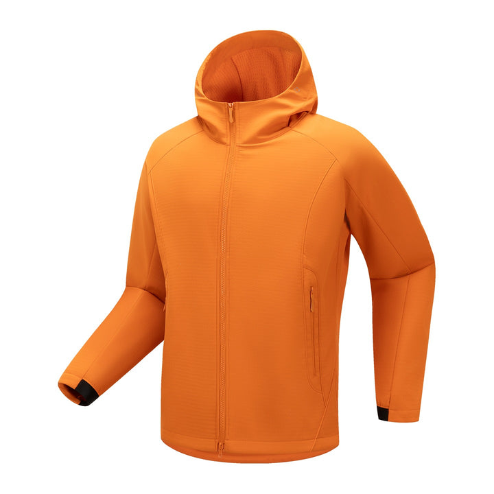 Herren Softshell-Funktionsjacke mit Wattierung, Kapuze & Zwei-Wege-Reißverschluss Drune