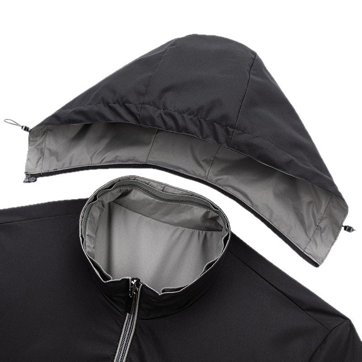 Herren Funktionsjacke mit hohem Kragen und praktischen Reißverschlusstaschen Drune