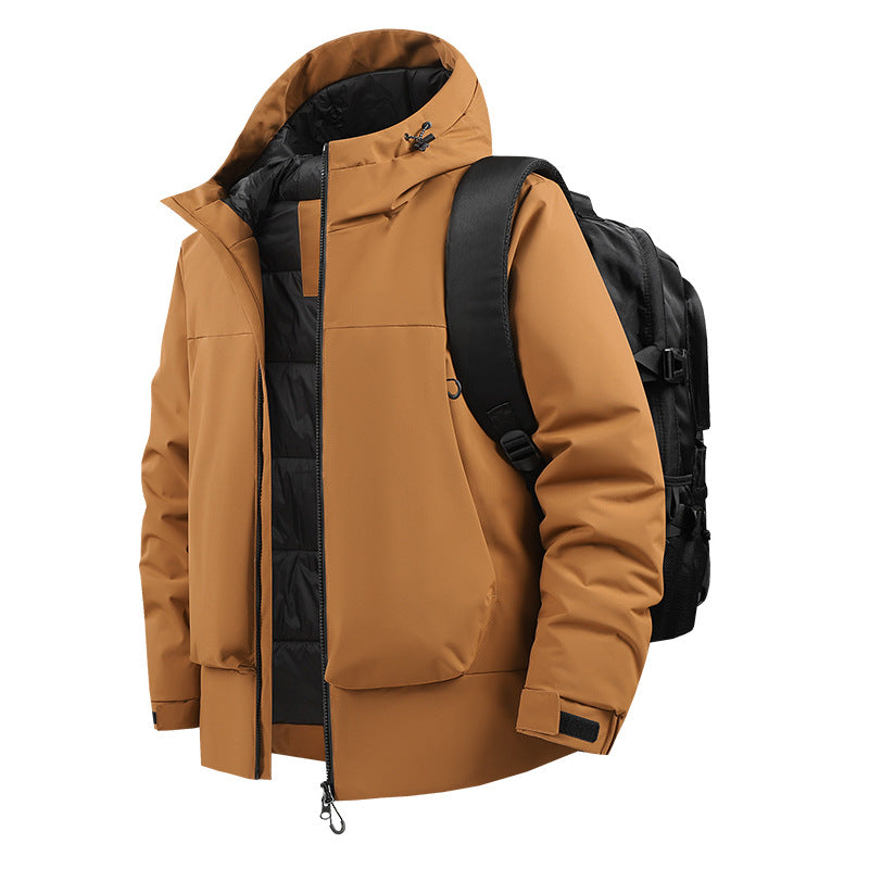 Herren Urbaner Thermo-Parka mit 2‑lagigem Einsatz und rucksackfreundlichem Schnitt Drune