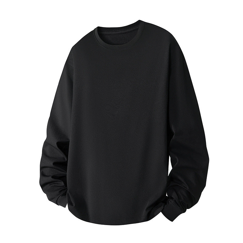 Herren Oversize-Sweatshirt aus Baumwollmix mit Rundhalsausschnitt und gerippten Bündchen Drune