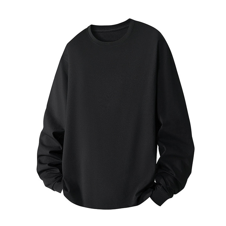 Herren Oversize-Sweatshirt aus Baumwollmix mit Rundhalsausschnitt und gerippten Bündchen Drune
